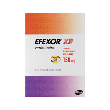 Efexor XR Venlafaxina 150 mg Pfizer Caja x 30 Cápsulas  