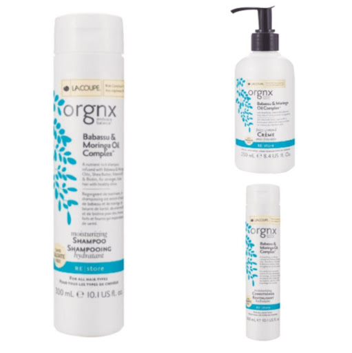 COMBO LACOUPE MORINGA  # 2 X 3 UND LACOUPE PACK X 3 UND x 3 LaCoupe Orgnx Shampoo Babassu y Moringa Oil se compone de un sistema de limpieza recargado, con un cóctel de ingredientes botánicos naturales y vitaminas diseñadas para rellenar cada hebra de cabello 