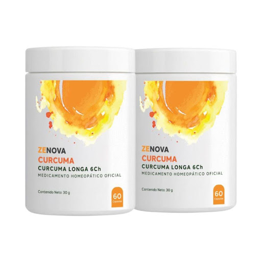 CURCUMA SUPLEMENTO NATURAL POR 60 CAP X 2 UNIDADES  ZENOVA CAPSULAS x 60 CAPSULAS CURCUMA SUPLEMENTO NATURAL POR 60 CAP X 2 UNIDADES - ZENOVA