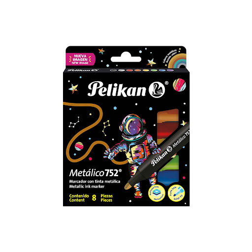 Marcador Pelikan Metalico 752 Caja x 8 Und