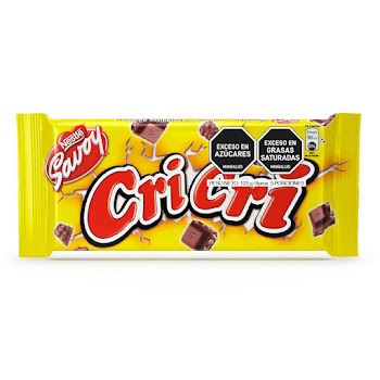 Chocolate Cricri Savoy Paquete x 123 gr  