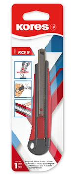 Bisturí Kores 9mm Metal   Soft x 1Uni 