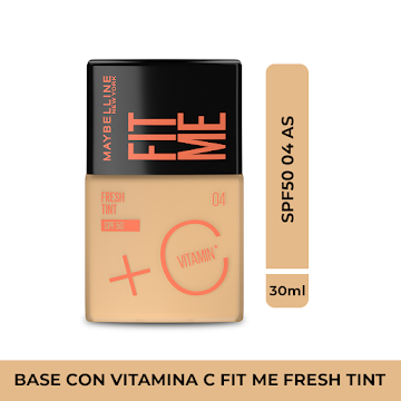 Base Líquida Maybelline   Fresh Tint Spf50 Tono 04 x 1 und  