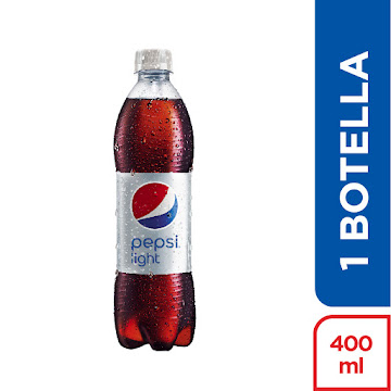 Gaseosa Pepsi Light Sin Azúcar Botella x 400 ml  
