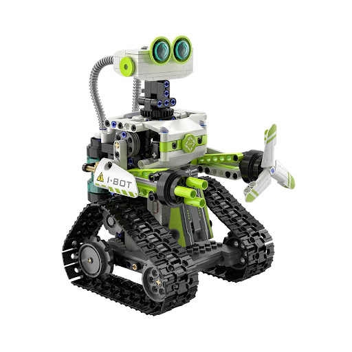 Bloques de Construcción Cada I. BOT Code Robot con Movimiento 434 piezas CaDA Caja x 1 - El juego se compone de 434 piezas, con las que se puede montar un robot I.BOT teledirigido por ti mismo. - El robot ensamblado puede conducir y mover sus extremidades, y sus ojos brillan con luces L