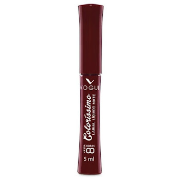 Labial Vogue Líquido Colorissimo Mate Granate x 5 ml  