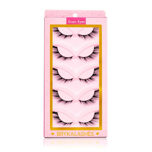 Pestañas Postizas Siren Eyes -5 pares Bryka Caja x 5pares 