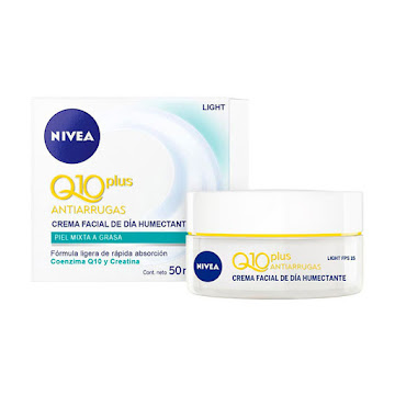 Crema Nivea Q10 Plus   Antiarrugas Spf15 Light Piel Mixta A Grasa X50ml. 
