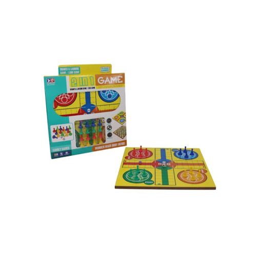 Parques Y Escalera Madera Caja Plasticos Asociados  x 1 Un juego clásico en madera que combina elementos del Parqués y la Escalera para crear espacios mágicos de diversión en familia y con amigos. Además de entretener, ayuda a fortalecer la motricidad, la 