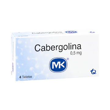 Cabergolina MK 0.5 mg Caja x 4 Tabletas  