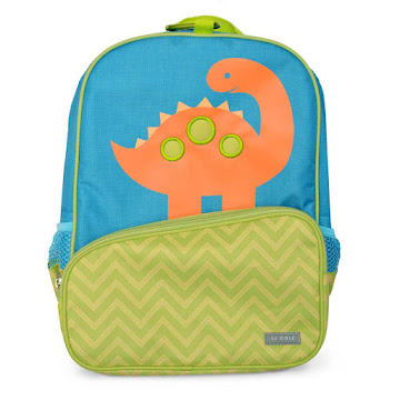 Solo Online Morral Jj Cole    Dinosaurio Azul Con Verde X 1 Unidad 