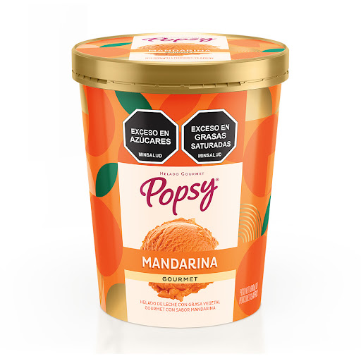 Helado Popsy Mandarina x 1 lt