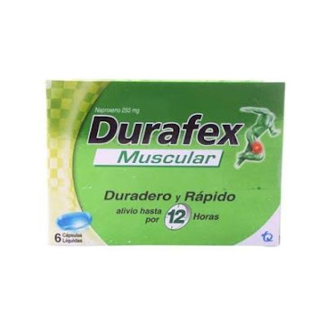 Durafex Muscular 250mg Caja x 6 Cápsulas  