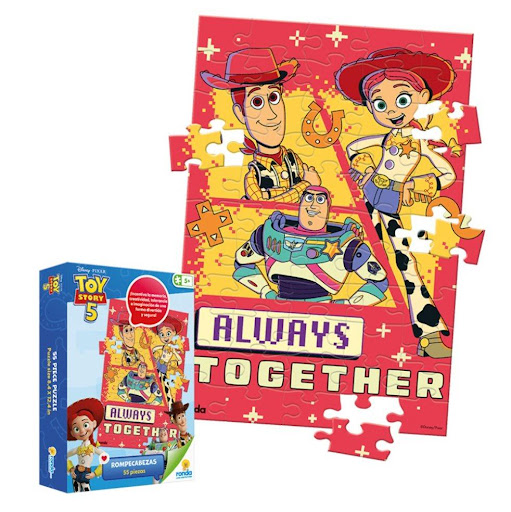 Rompecabezas X 55 Piezas Toy Story 5 RONDA CAJA x 1 Rompecabezas X 55 Piezas Toy Story 5.

Diviértete armando y desarmando nuestro rompecabezas.!

* Rompecabezas
* Arma
* Desarma
* Colección
* Motricidad Fina
* Concentración
* Inteligencia Espacial
* J