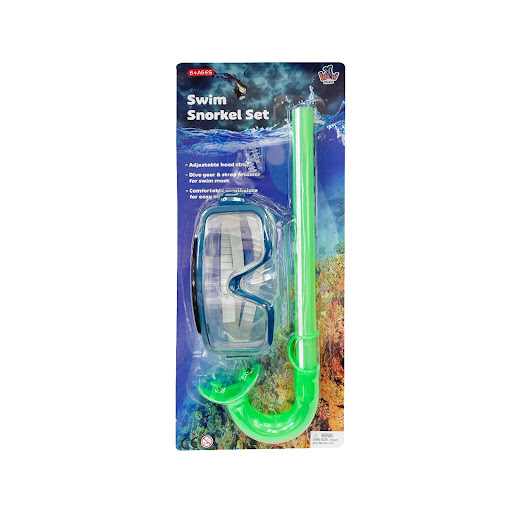 Buceo Snorkel para Niños - Verde SunClub Caja x 1 El juego de snorkel para niños que ofrece  una experiencia de buceo segura y divertida.