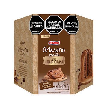 Paneton Artesano Bimbo   Chocoavellana x 450 gr 