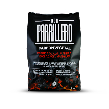 Carbón Vegetal Don Parrillero X 2 Kg   
