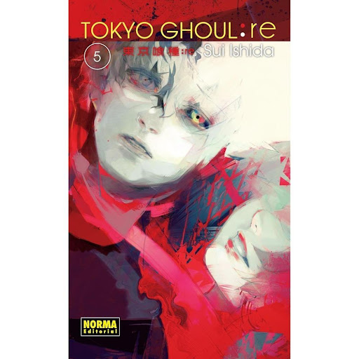 Tokyo Ghoul: Re No. 5 Editorial Norma Libro x 1.0 TOKYO GHOUL:re 5   Autores:Sui Ishida  Colecciones:CÓMIC MANGA  Editoriales:NORMA Editorial  Series:TOKYO GHOUL   HAISE EMPIEZA A RECORDAR… A DUDAR DE SÍ MISMO Y DE SU MISIÓN  Kanae se pone en contact