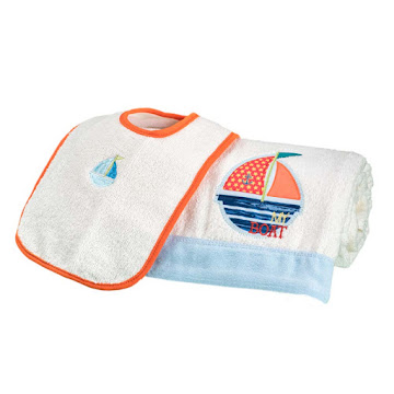 Solo Online Toalla Camino Color   Beige Azul X 1 Unidad 