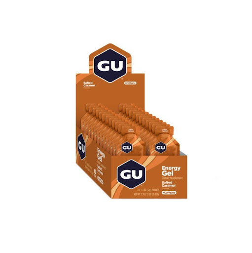 Energy gel. Sabor Caramelo Salado con Cafeína 20mg. Caja x 24 unidades GU Caja x 24 x 24 Sabor: Caramelo salado

Características:

Doble energía: Fructosa y Maltodextrina

Aminoácidos: 450 mg

Calorías: 100

Sodio: 55 mg

Cafeína: 20 mg