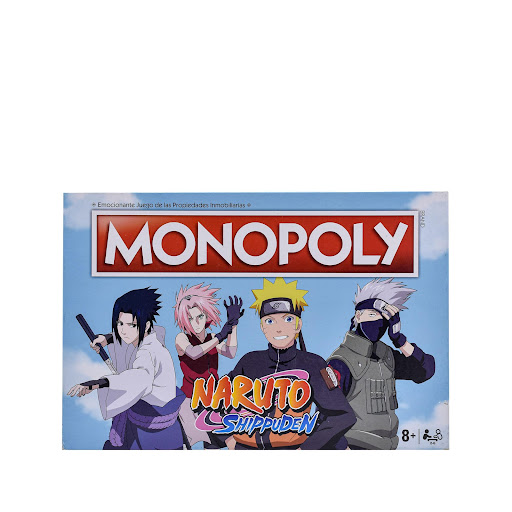 Juego de Mesa Monopoly Naruto Monopoly Caja x 1 Recluta a los mejores ninjas y demuestra a Hokage que estás a la altura de la tarea de liderazgo en esta edición coleccionable de Monopoly con el popular programa de anime Naruto