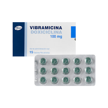 Vibramicina 100 mg Caja x 15 Tabletas  