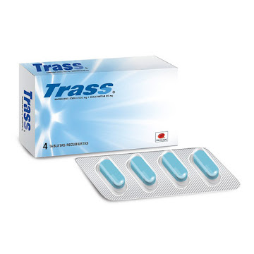 **Trass 500/85 mg Caja x4 Tabletas Naproxeno/ Sumatriptan Procaps  