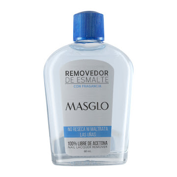 Quitaesmalte Removedor Masglo Belleza Profesional Esmalte Sin Acetona x 60 ml  