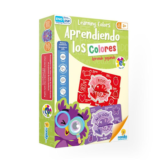 Juegos de Aprendizaje Aprendiendo Los Colores Ronda Ronda Caja x 1 Diviertete aprendiendo los colores  relacionando objetos, animales, frutas y mucho mas contenido en ingles y español fortalece y estimula el aprendizaje  de los niños y niñas