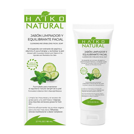 Gel HAIKO NATURAL Limpiador y Equilibrante Facial En Gel Caja x 80 ml
