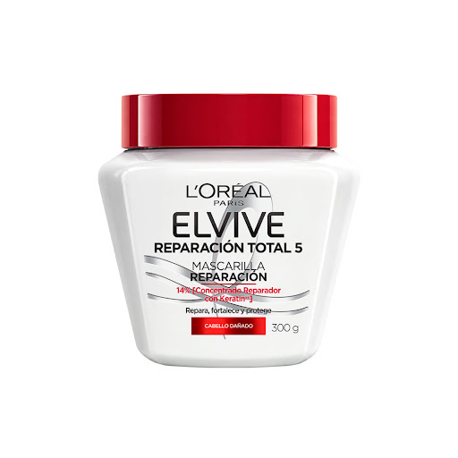 Tratamiento Loreal Elvive Reparación Total 5+ Reparador x 300 gr