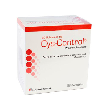 Cys-Control Proantocianidinas 18 mg Euroetika Caja x 20 Sobres  