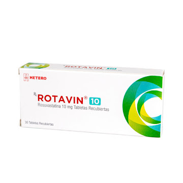 Rotavin Rosuvastatina 10mg Caja x 30 Tabletas  