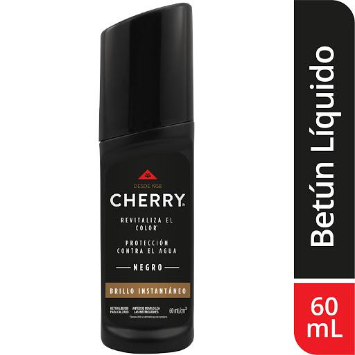 Betún Cherry Líquido Cuidado Avanzado Negro x 60 ml