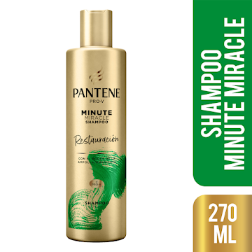 //Shampoo Pantene Miracle Restauración x270ml  