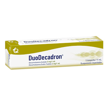 **Dúo-Decadron 8/2mg Amp. Caja x1Amp.TQ Dexametasona Acetato Fosfato      