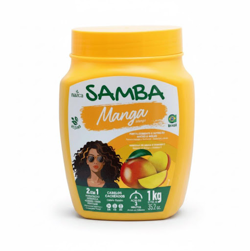 Crema Para Peinar Samba Manga Nevada Frasco x 1 Kg