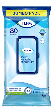  Toallas Húmedas Tena Clásicas Paquete x 80 und undefined