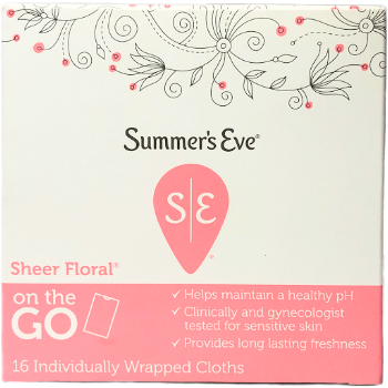 Solo Online Toallas Húmedas Íntimas   Summer'S Eve Simply Sheer Floral 5 En 1 X16und 