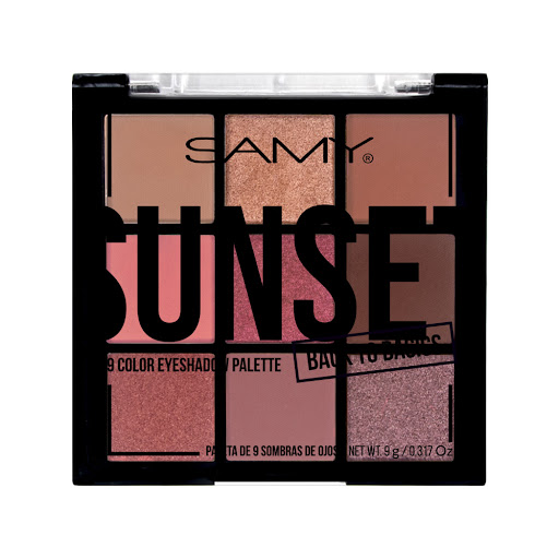 Paleta 9 Sombras De Ojos Samy Sunset x 9 gr