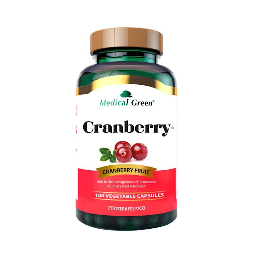 CRANBERRY X 100 CAPSULAS VEGETALES  MEDICAL GREEN  TARRO x 100 CAPSULAS VEGETALES  