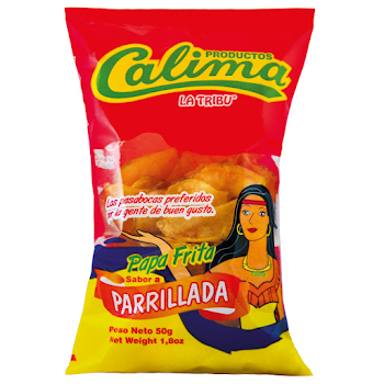 Pasabocas Papas Fritas Calima Sabor A Parrillada x 50 gr  