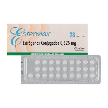 Estermax Estrógenos Conjugados 0.625 mg Chalver Caja x 28 Tabletas  