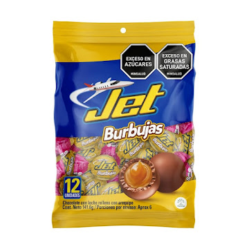 Chocolatina Jet Burbuja Arequipe Bolsa x 11.8 gr  