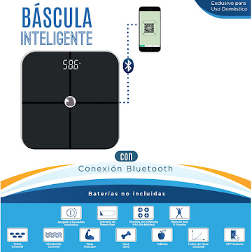 Balanza Bascula Inteligente Conexión Bluetooth Ok Ok International x 1 und  