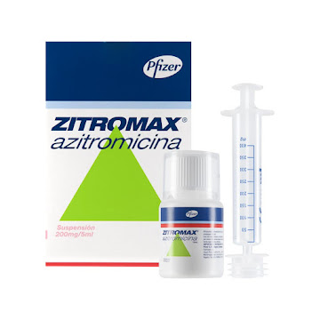 Zitromax Azitromicina 200mg/5ml Pfizer Frasco x 15 ml  