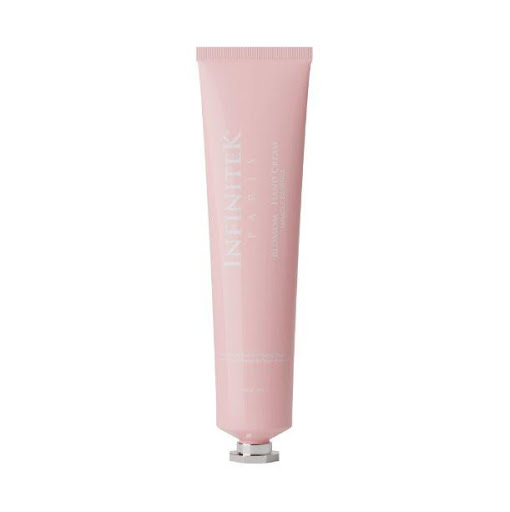 Crema de Manos y Antioxidante Blossom  INFINITEK PARIS  Envase Airless x 70 g La Crema de Manos Hidratante Infinitek Paris combina poderosos aceites amazónicos con Ácido Hialurónico e HYDROVANCE️ para brindar una hidratación profunda y duradera. Su fórmula multi-función nutre y