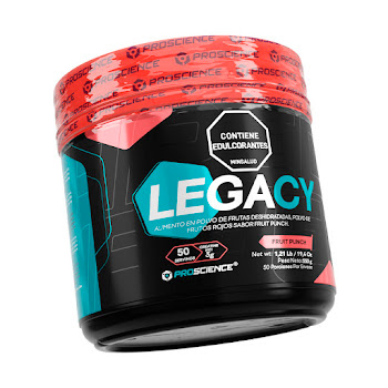 Suplemento Dietario Creatina HCL Legacy Sabor Ponche de Frutas Tarro x 550 gr  