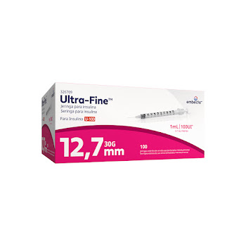 Jeringa Ultra-Fine 12,7mm 30G x 1ml Blíster x 1 und  
