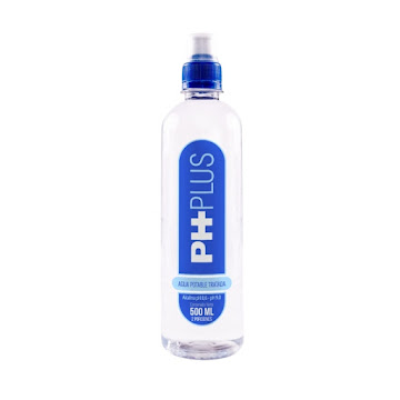 Agua Alcalina Ph Plus 9 Nanotecnología Botella x 500 ml   